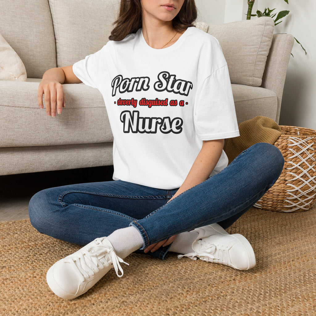 Porn Star...Nurse - Unisex Softstyle T-Shirt