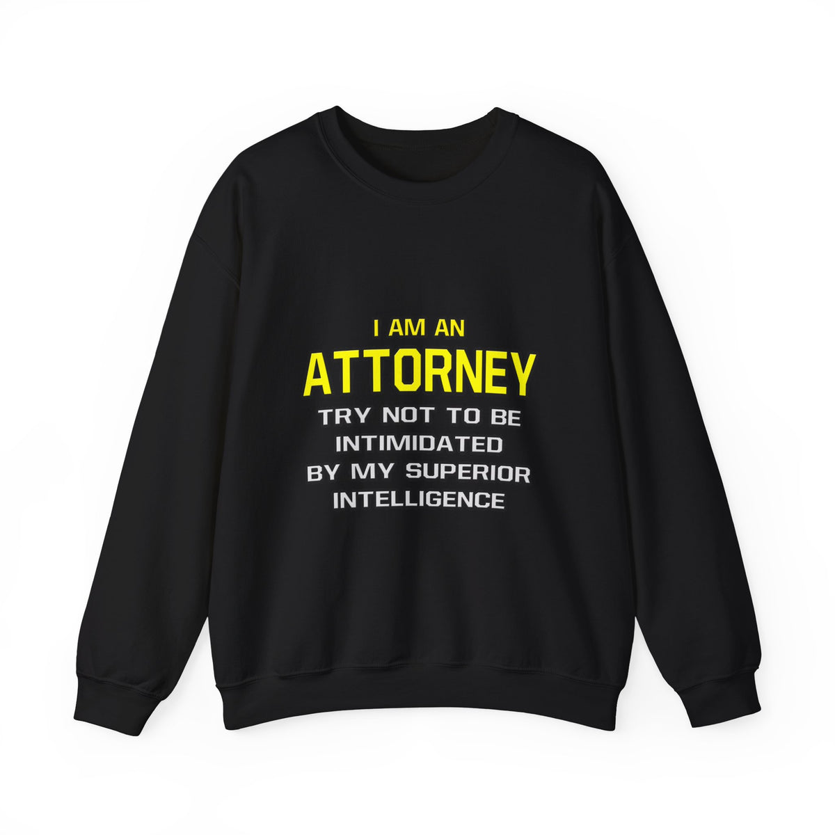 Attorney...Superior Intelligence - Unisex Heavy Blend™ Crewneck Sweatshirt