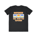 Bartender ... Will Work For Cupcakes - Men's Lightweight Fashion Tee