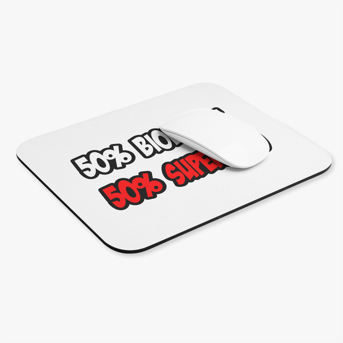Half Biologist...Half Superhero - Mouse Pad (Rectangle)