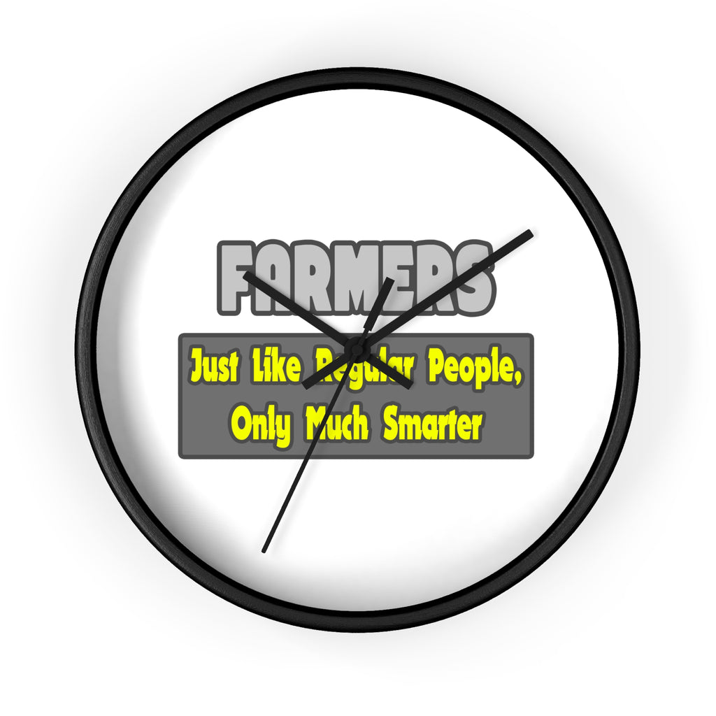 Farmers...Smarter - Wall Clock