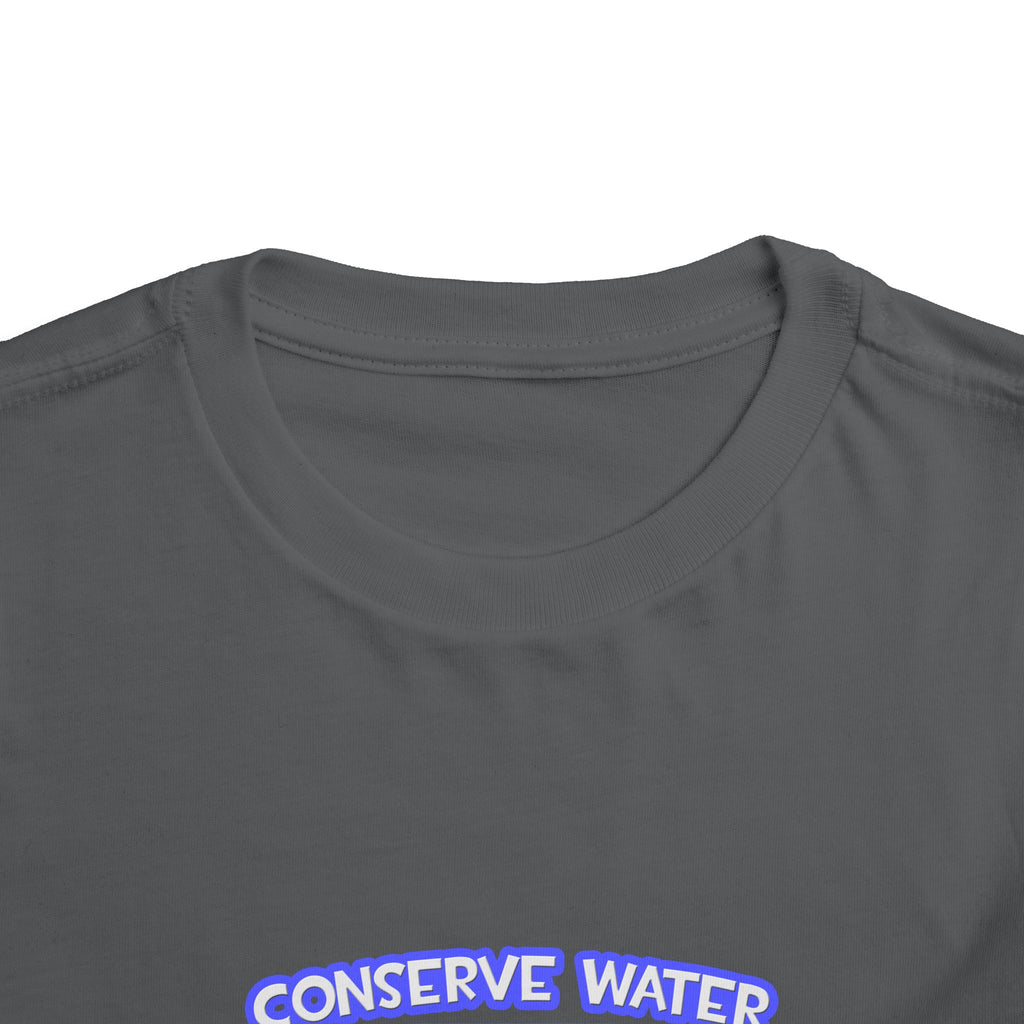Conserve Water .. Shower With Aerospace Engineer - Toddler Short Sleeve Tee
