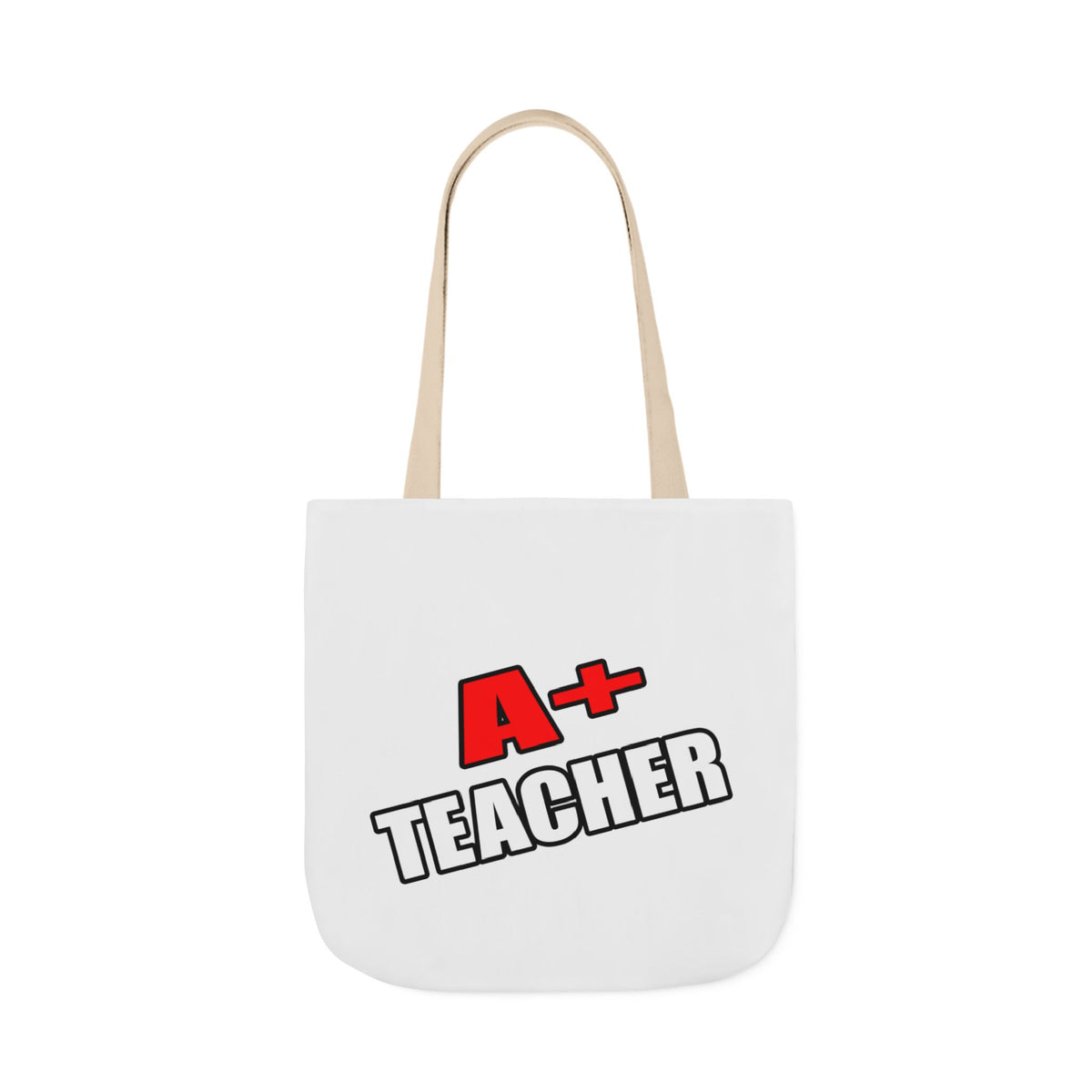 a plus teacher - Canvas Tote Bag, 5-Color Straps