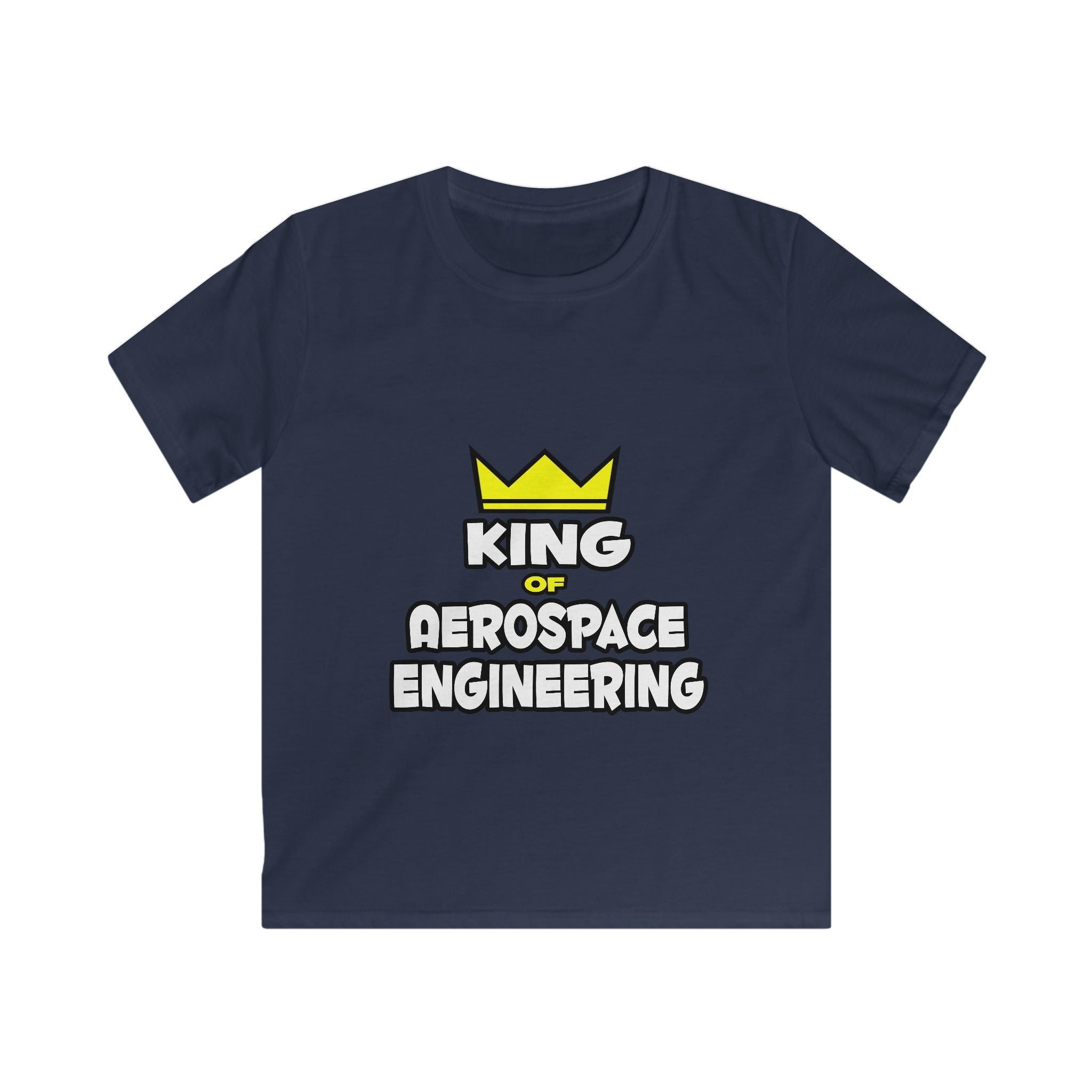 King of Aerospace Engineering - Kids Softstyle Tee