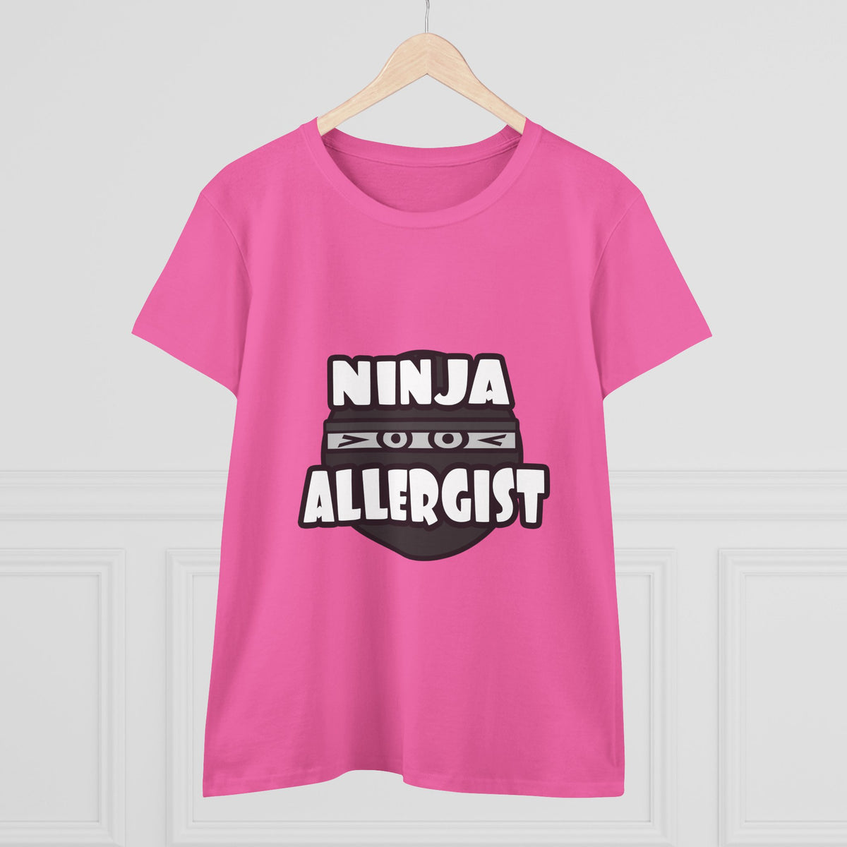 Ninja Allergist - Women's Midweight Cotton Tee