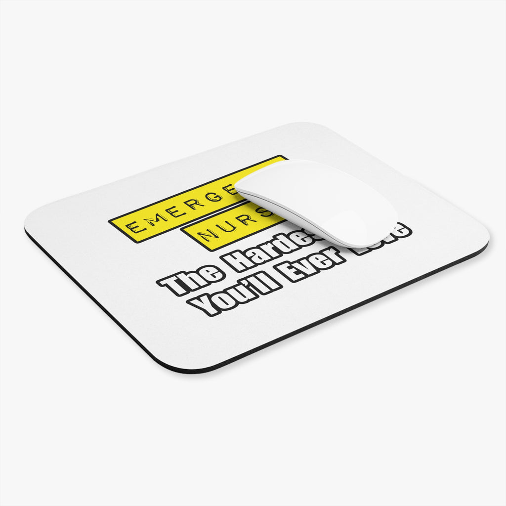 Emergency Nurse...Hardest Job You'll Ever Love - Mouse Pad (Rectangle)