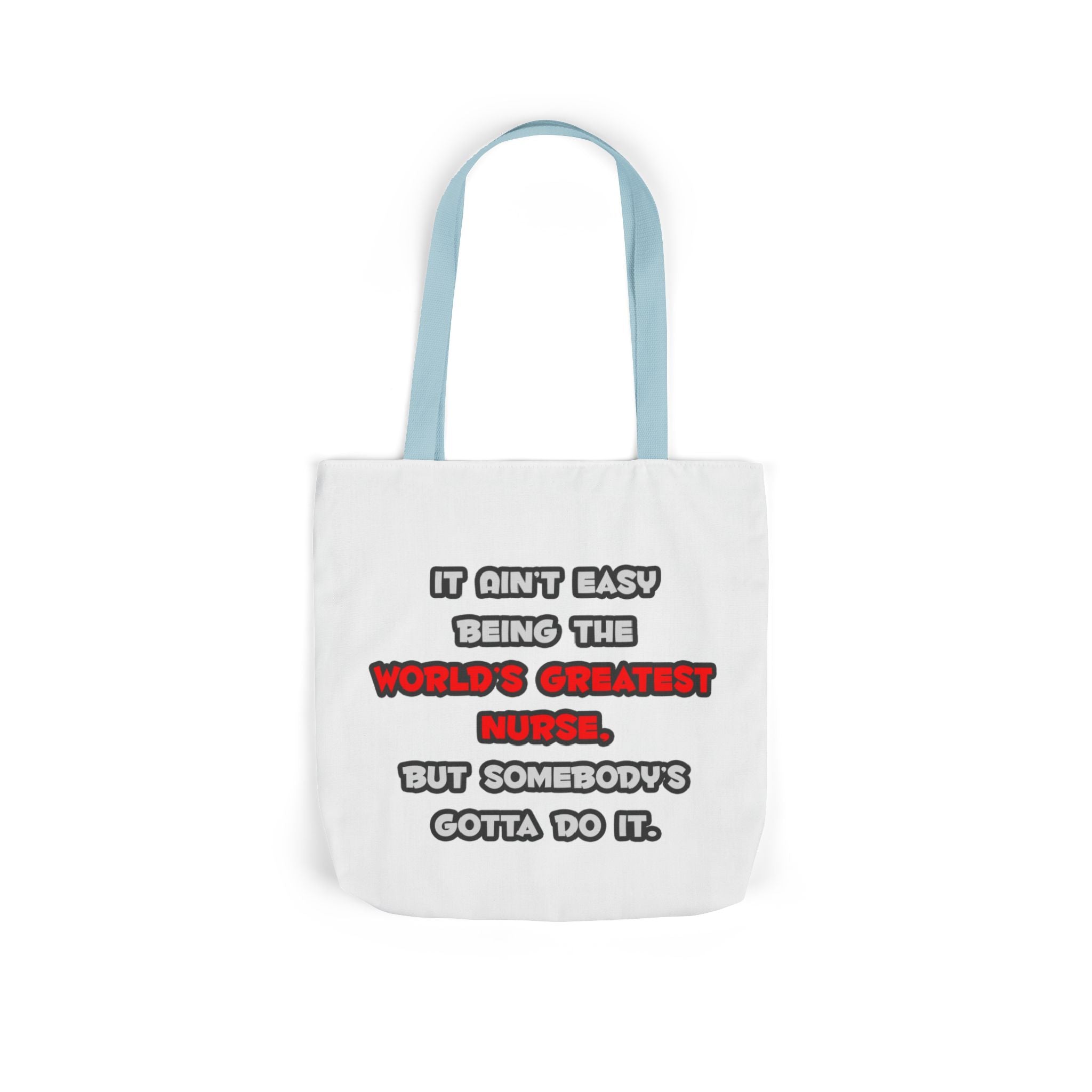 World's Greatest Nurse Joke - Canvas Tote Bag, 5-Color Straps