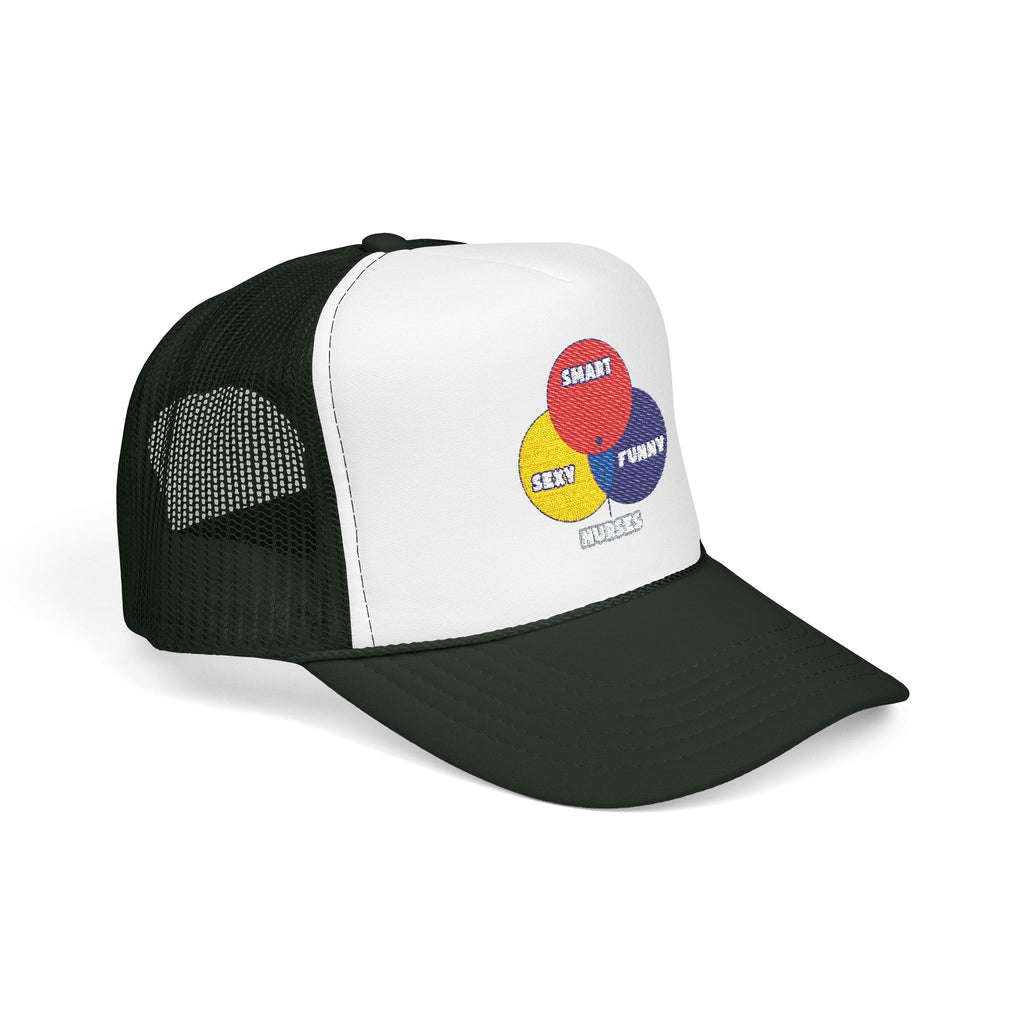 Venn Diagram .. Nurses - Foam Trucker Hat