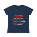 Engineer ... OMG WTF LOL - Women's Midweight Cotton Tee