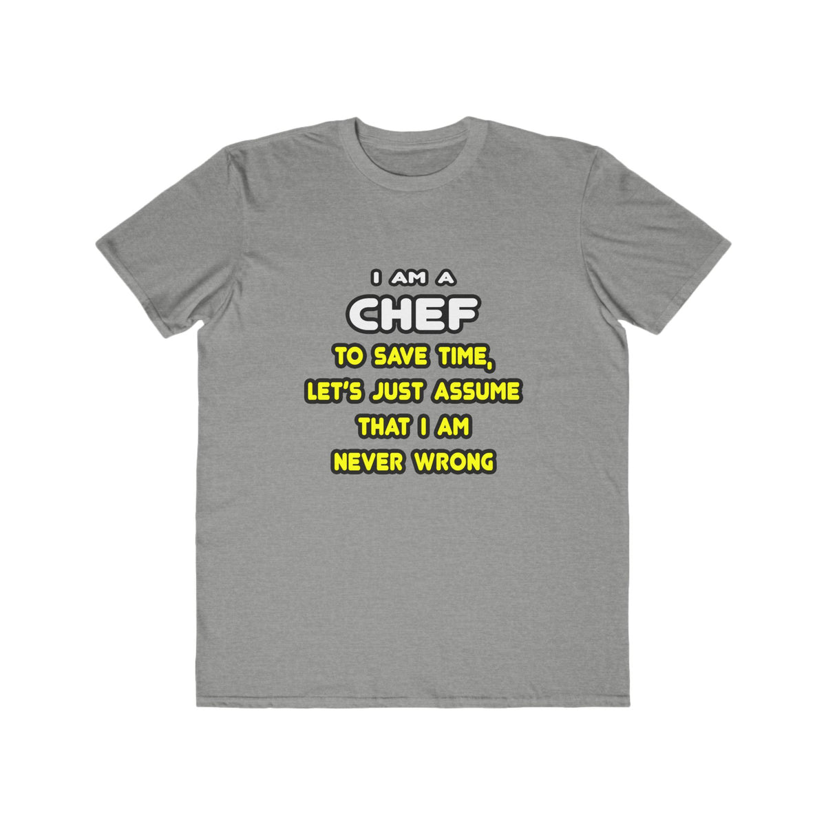 Funny Chef T Shirts and Gifts - Men's Lightweight Fashion Tee