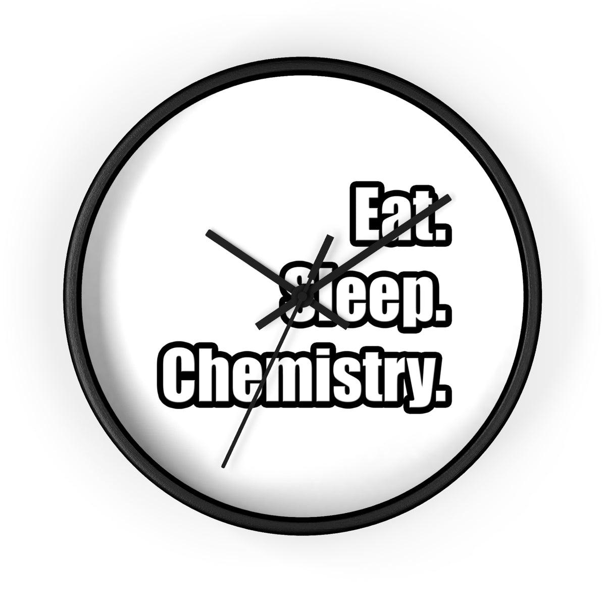 Eat. Sleep. Chemistry - Wall Clock