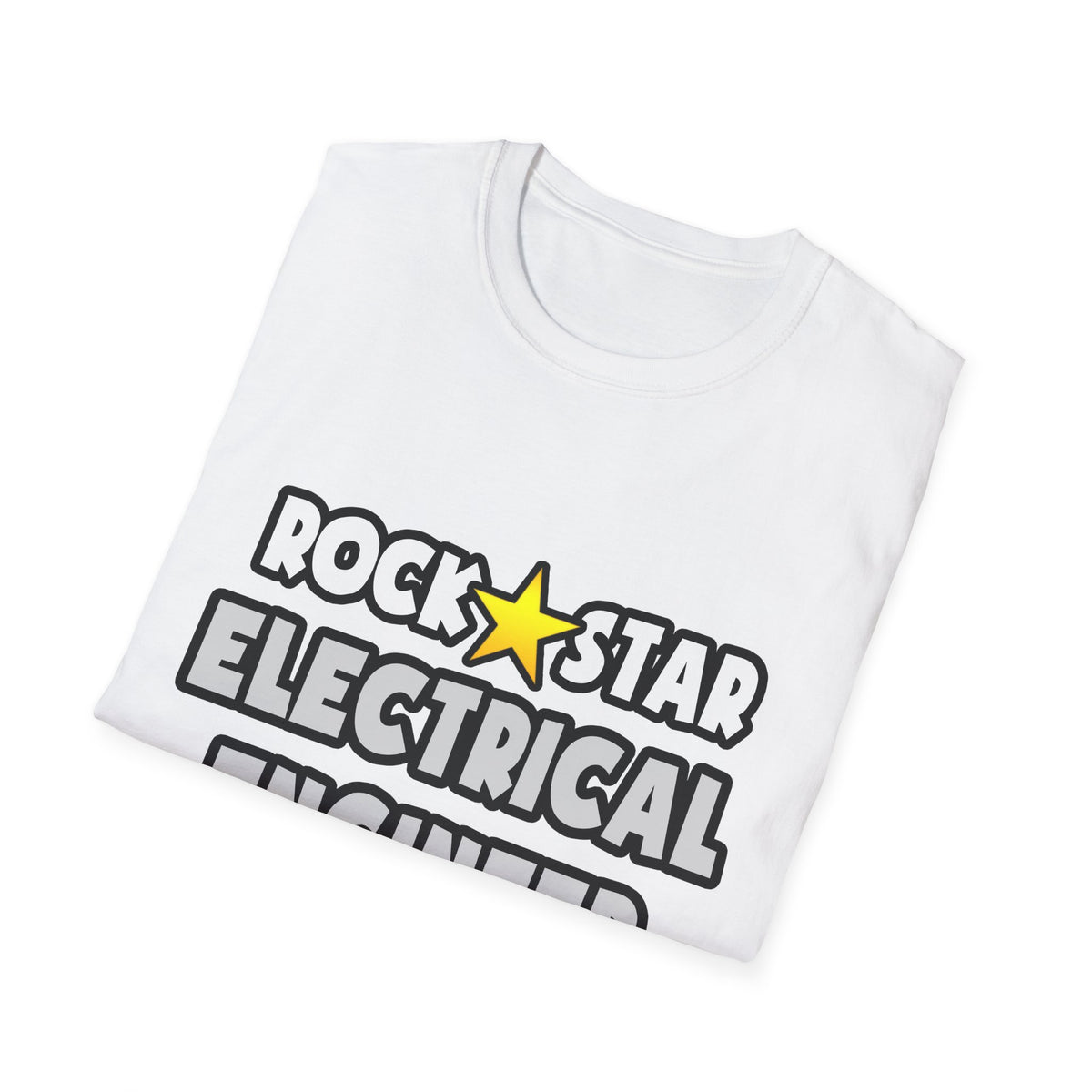 Rock Star Electrical Engineer - Unisex Softstyle T-Shirt