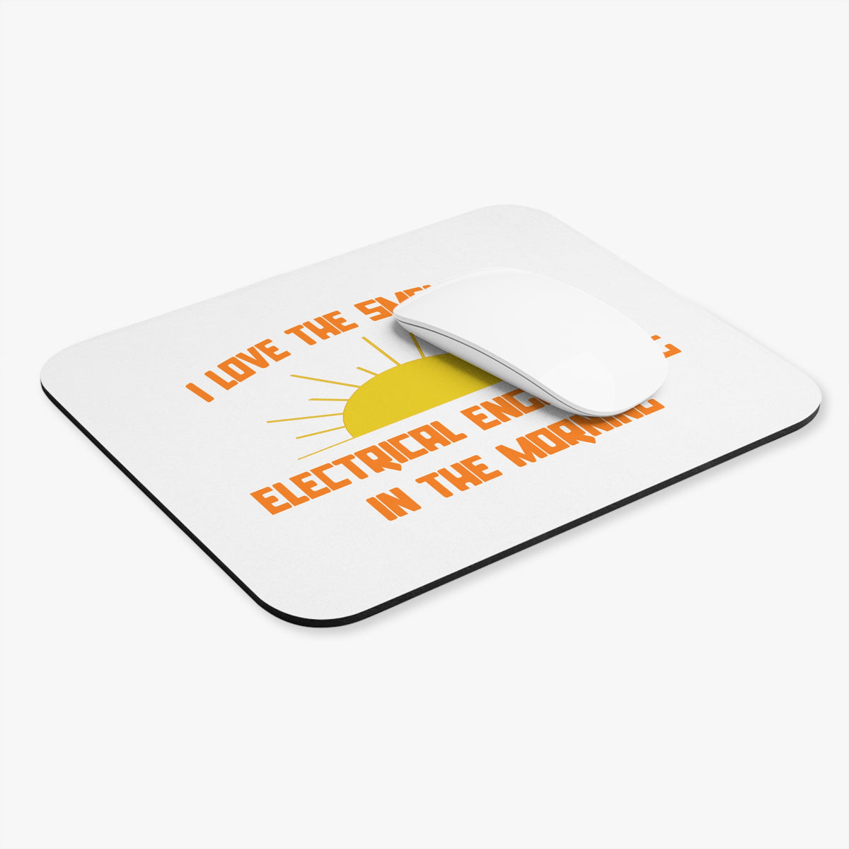 Smell of Electrical Engineering in the Morning - Mouse Pad (Rectangle)