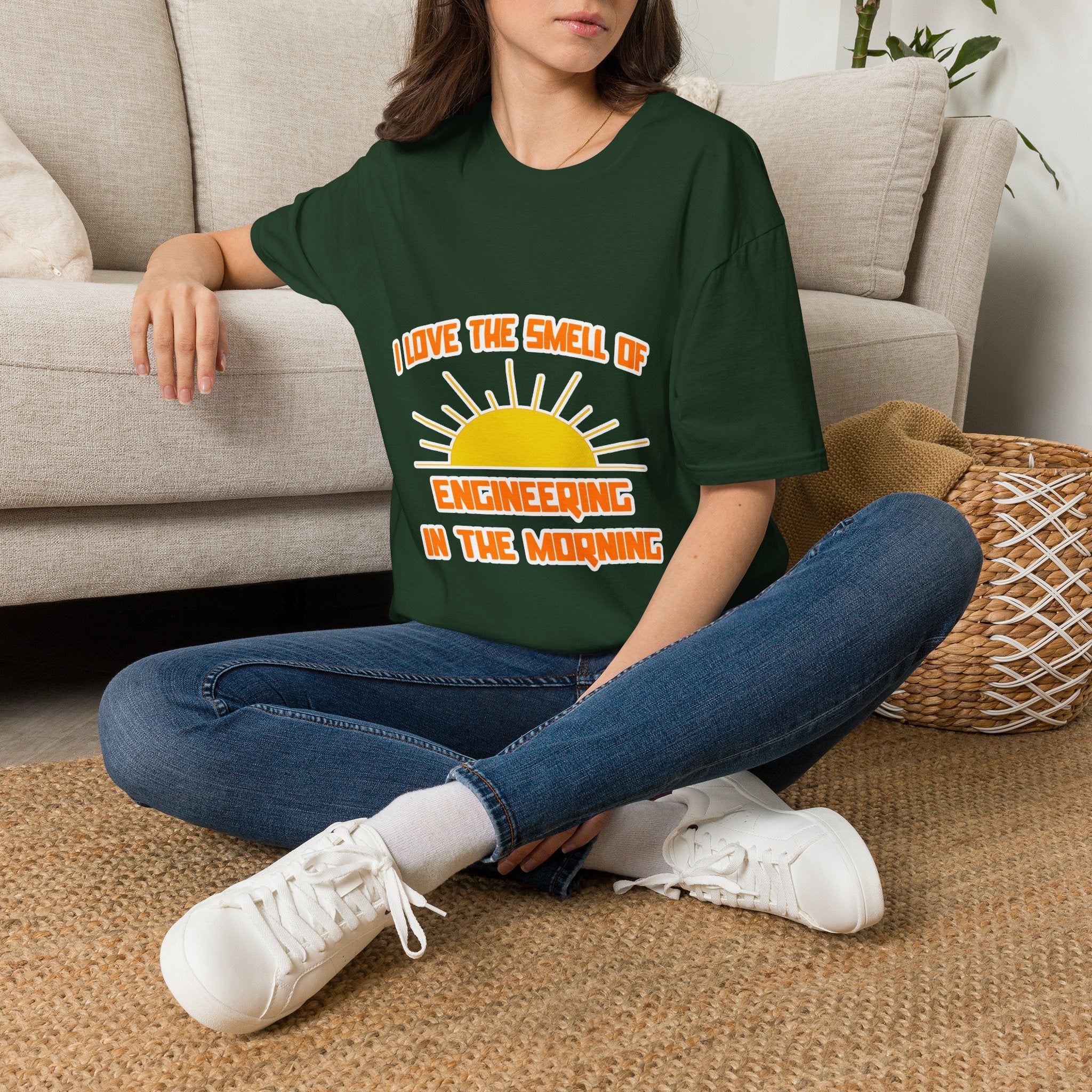 Smell of Engineering in the Morning - Unisex Softstyle T-Shirt
