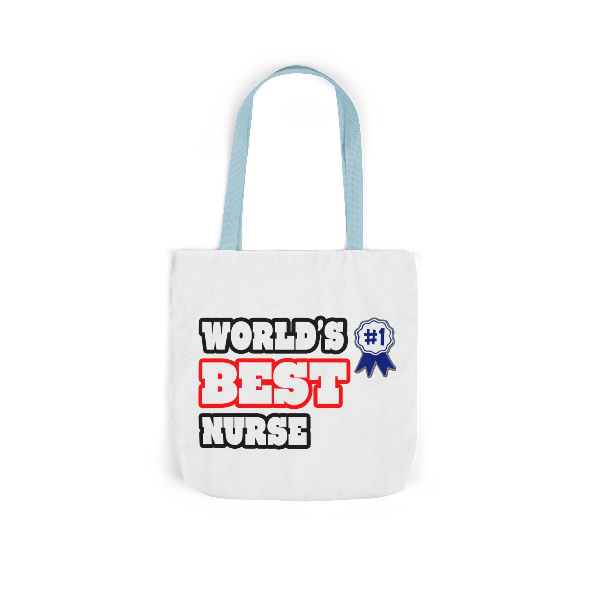 World's Best Nurse - Canvas Tote Bag, 5-Color Straps