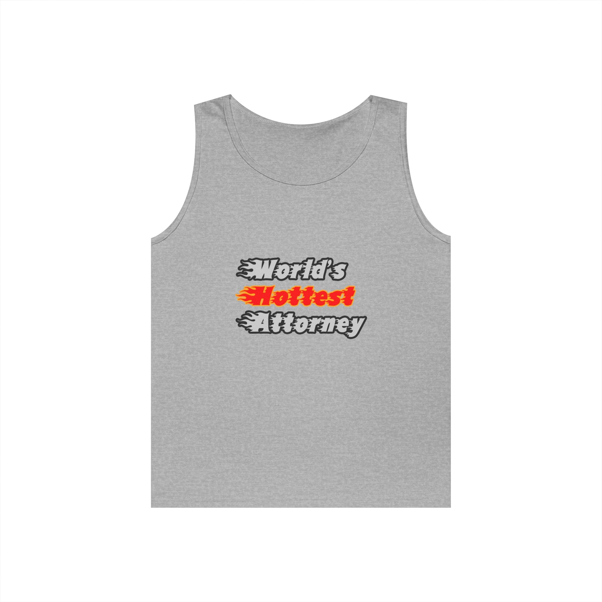 World's Hottest Attorney - Unisex Heavy Cotton Tank Top