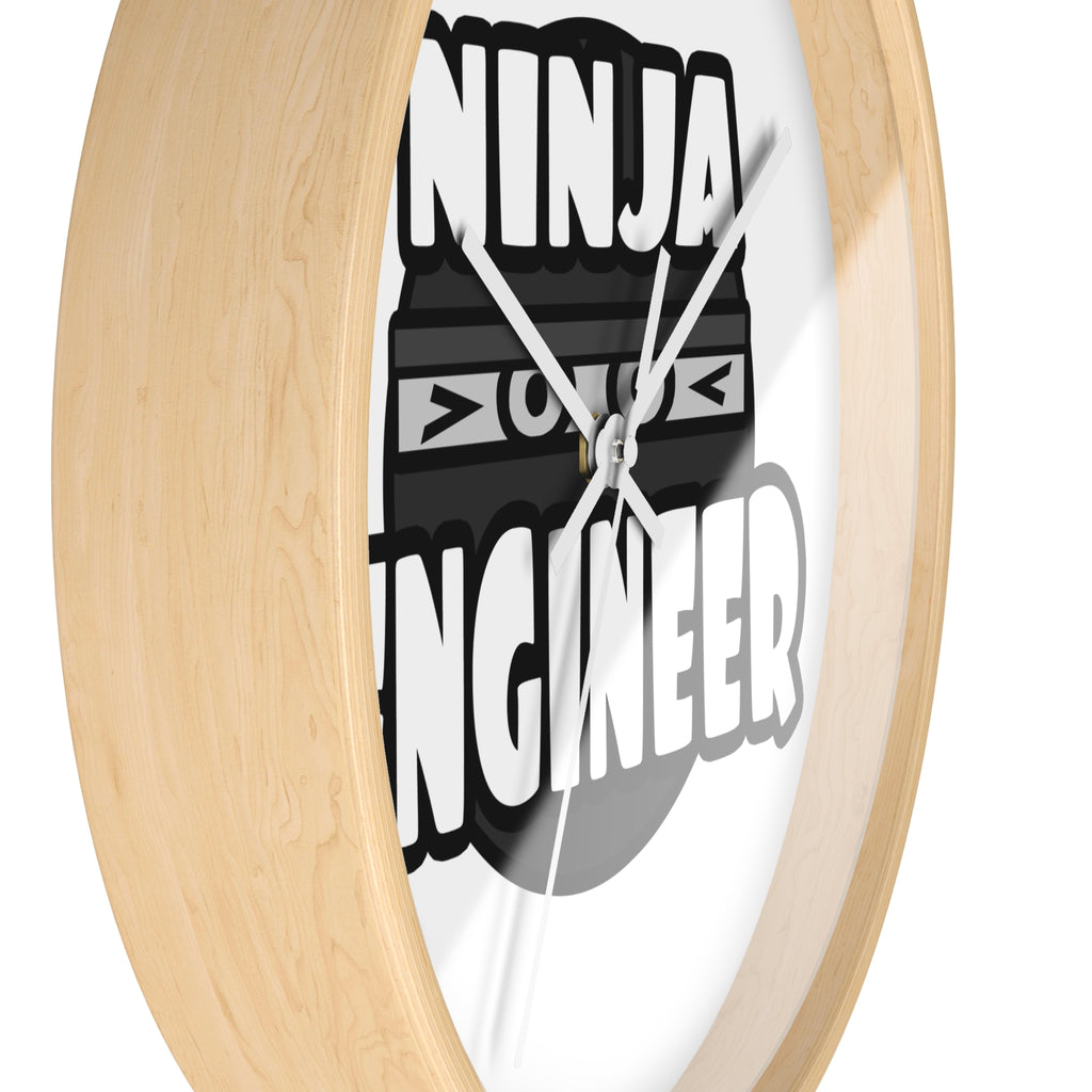 Ninja Engineer (2) - Wall Clock