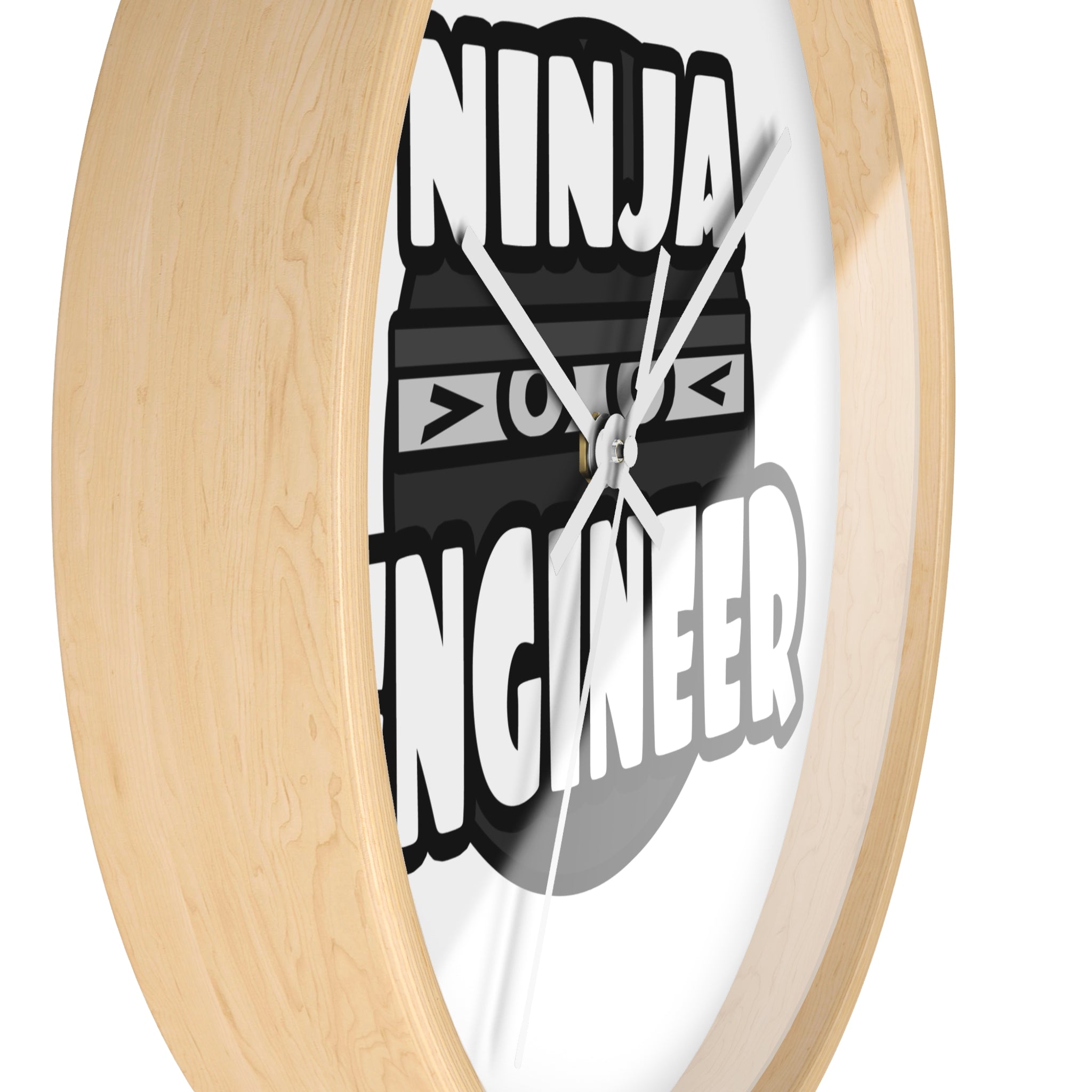 Ninja Engineer (2) - Wall Clock