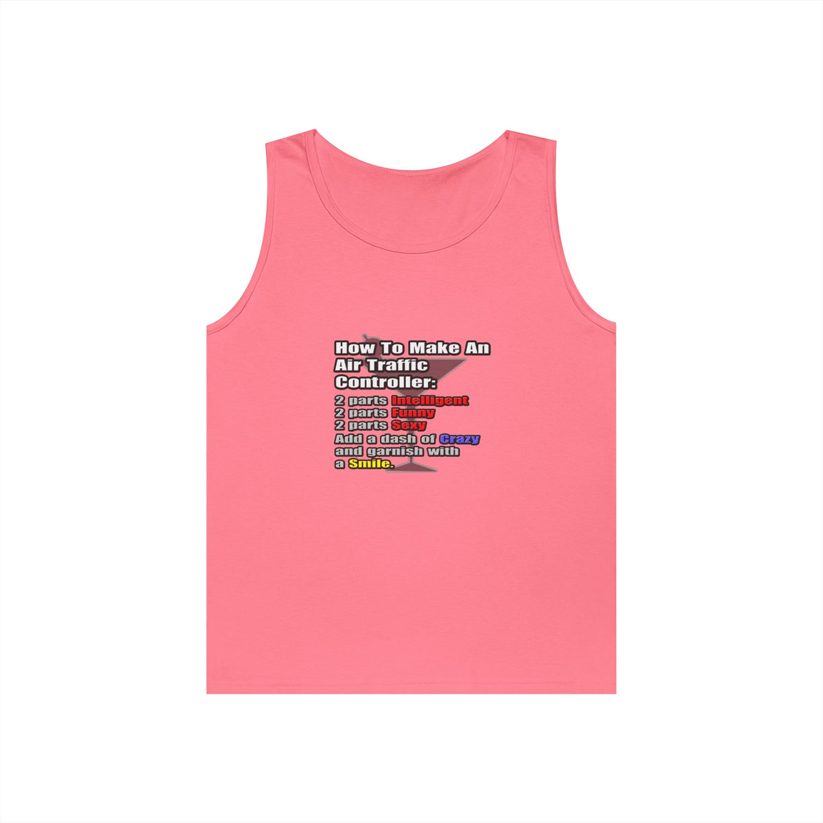 How To Make an Air Traffic Controller - Unisex Heavy Cotton Tank Top