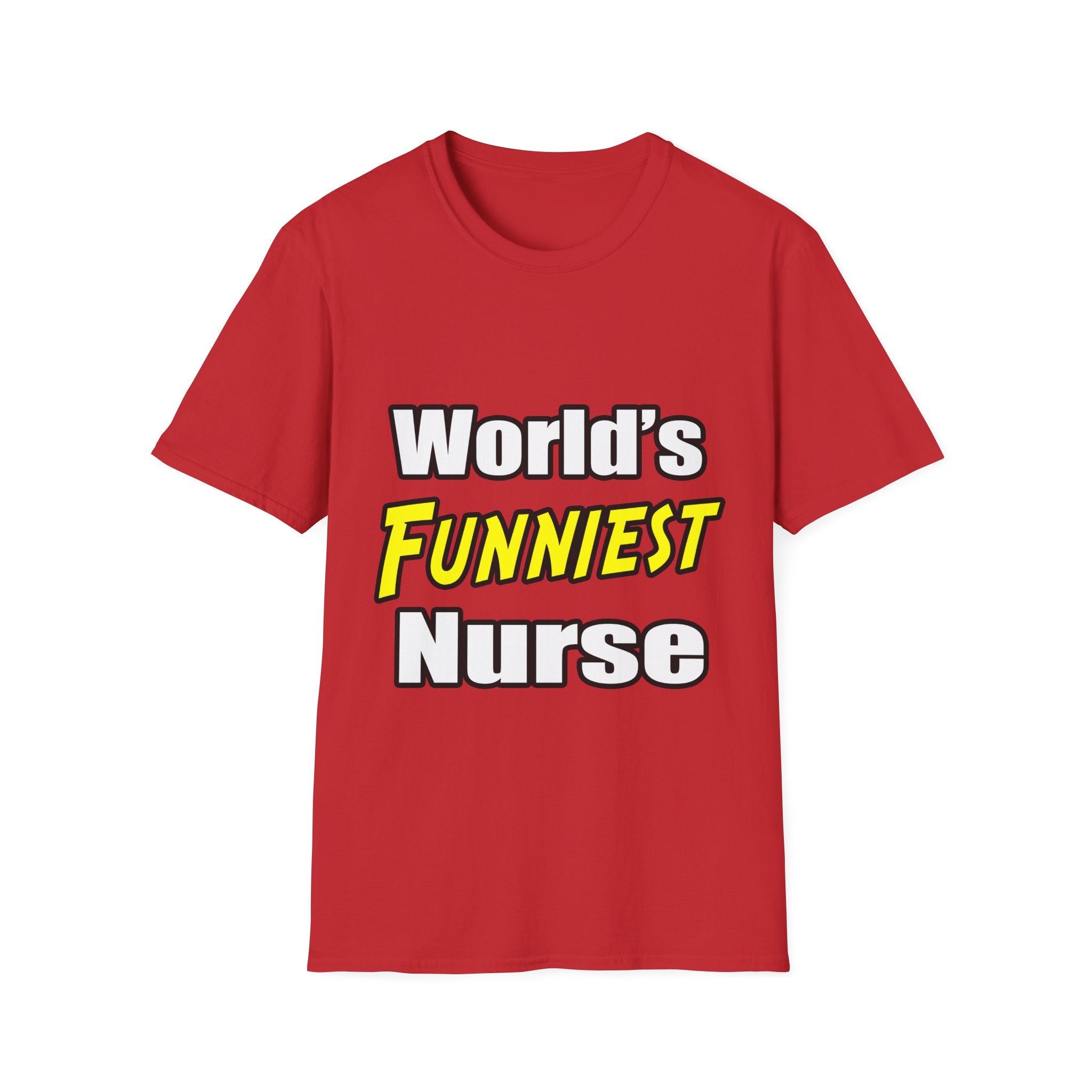World's Funniest Nurse - Unisex Softstyle T-Shirt