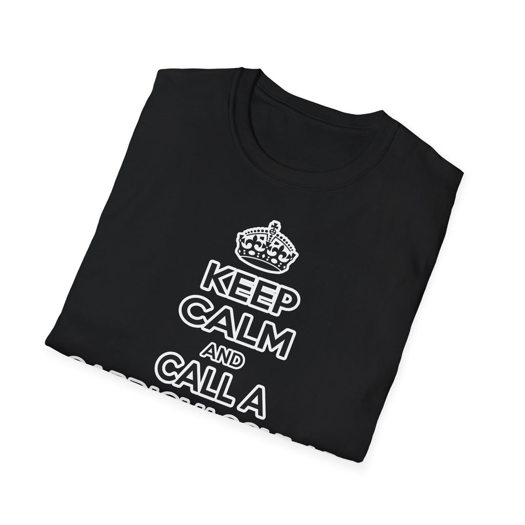 Keep Calm and Call a Cardiovascular Technologist - Unisex Softstyle T-Shirt
