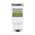 Aerospace Engineers...Smarter - Stainless Steel Travel Mug with Handle, 14oz