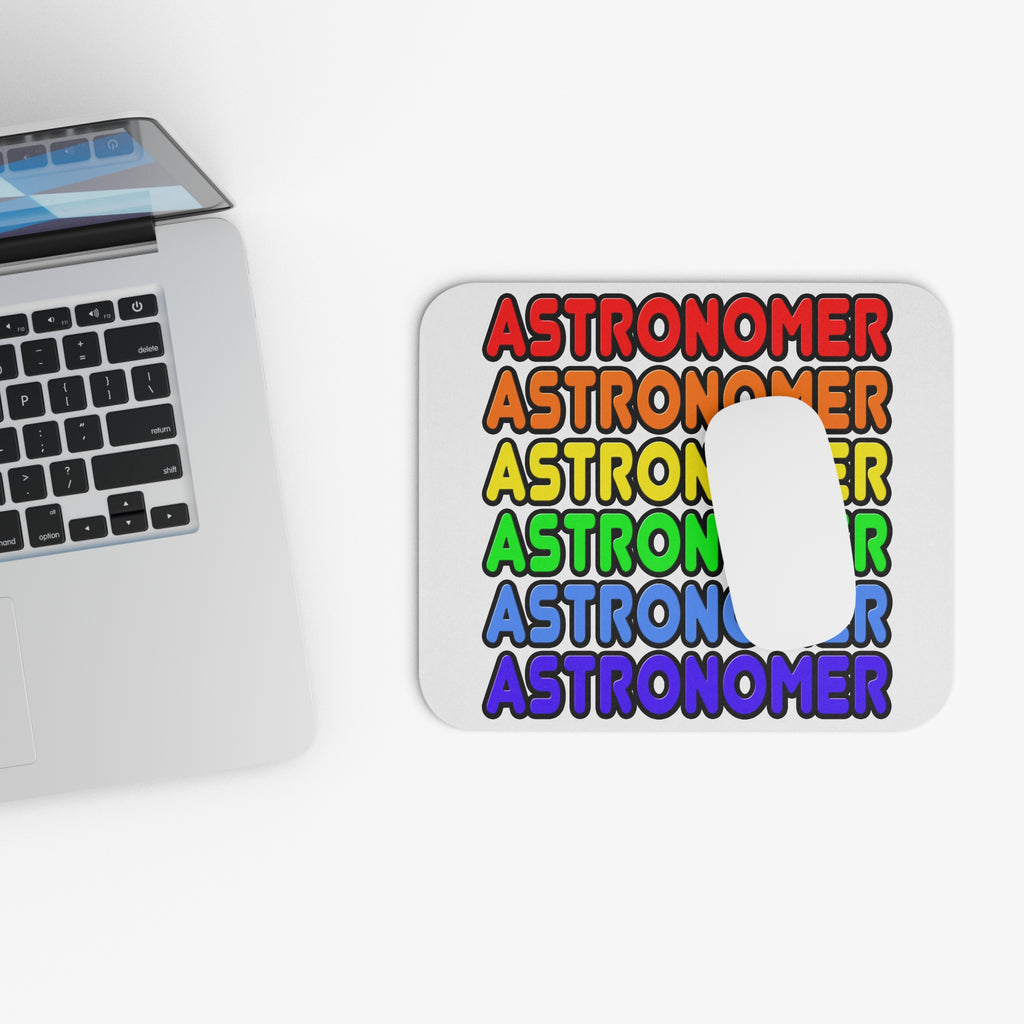 Rainbow Astronomer - Mouse Pad (Rectangle)