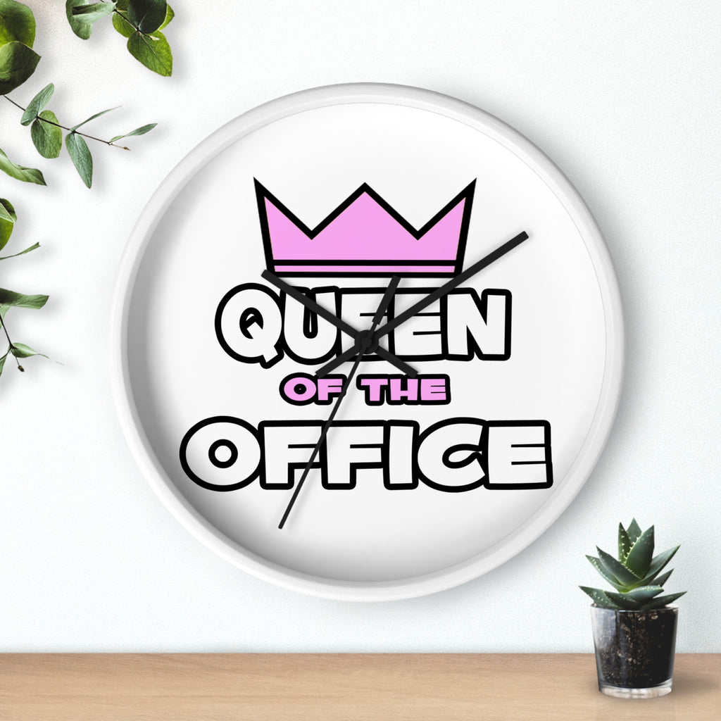 Queen of the Office - Wall Clock