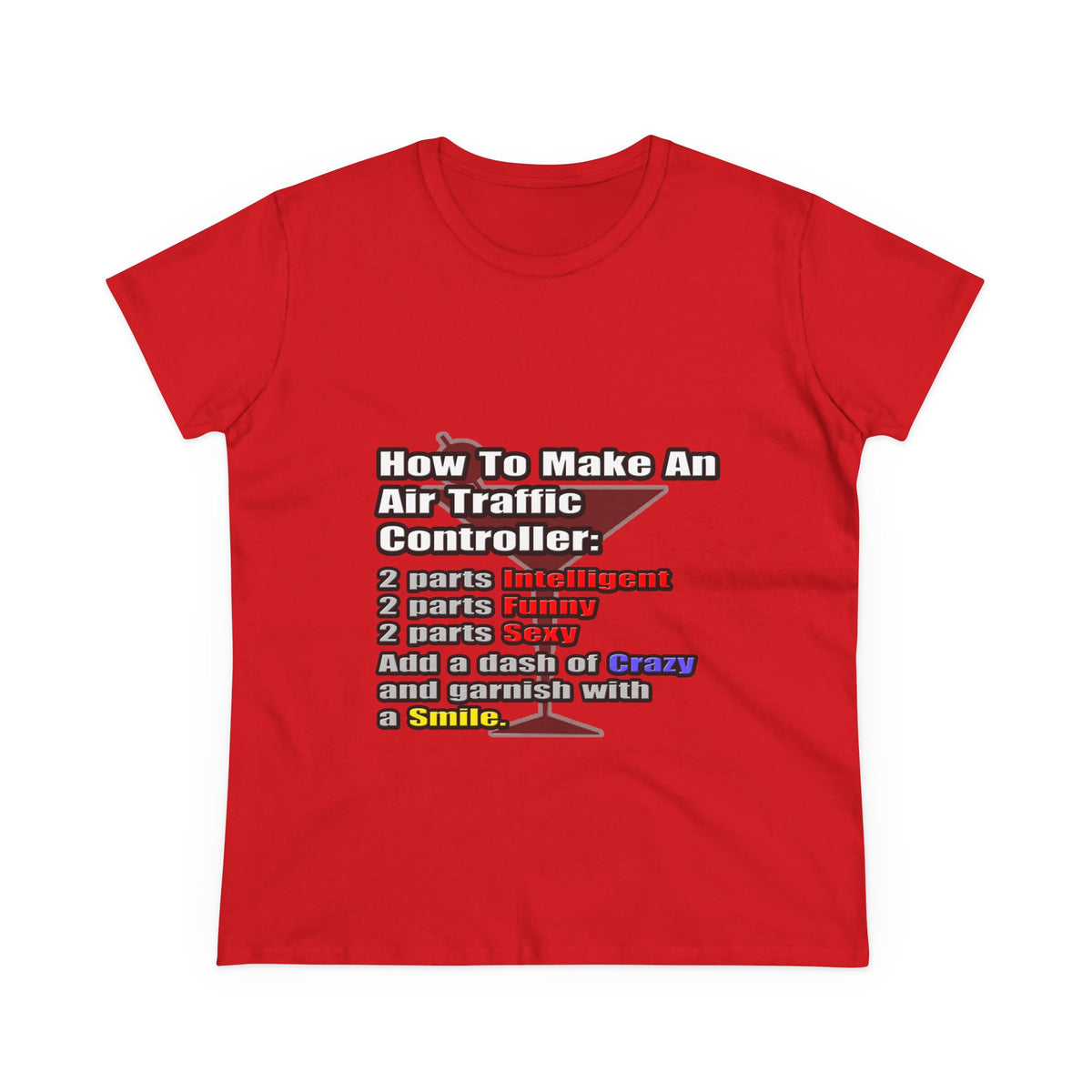 How To Make an Air Traffic Controller - Women's Midweight Cotton Tee