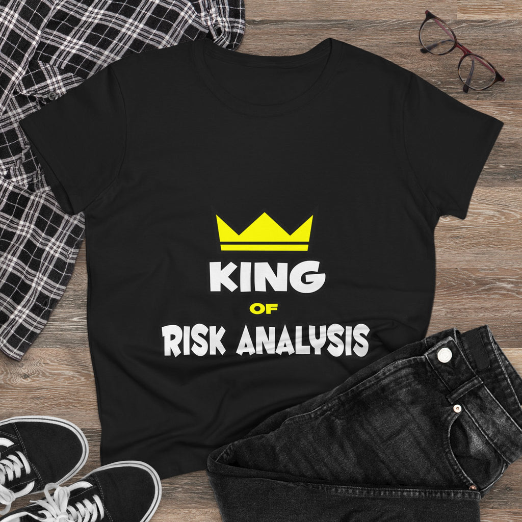King of Risk Analysis - Women's Midweight Cotton Tee