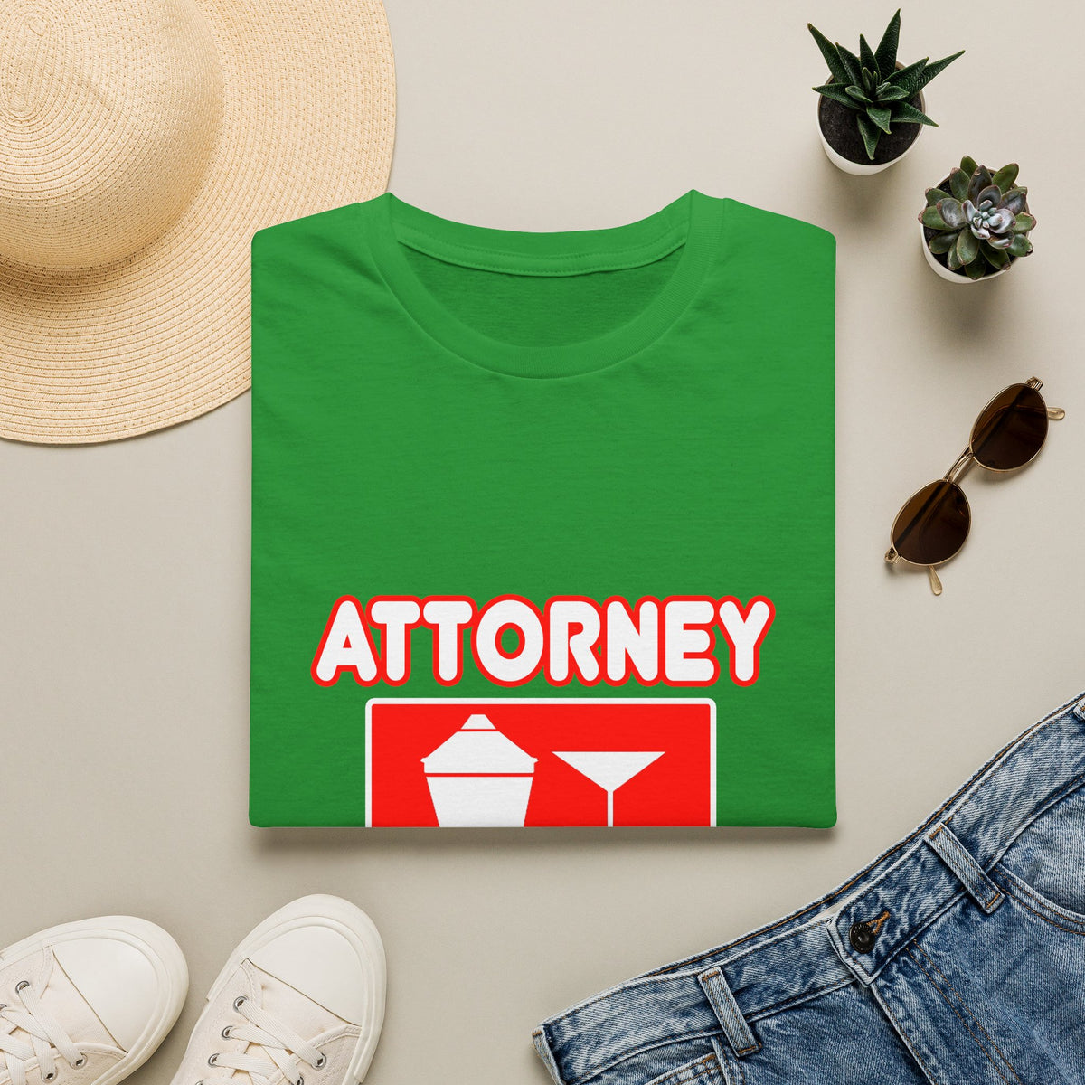 Attorney...Will Work For Cocktails - Unisex Softstyle T-Shirt