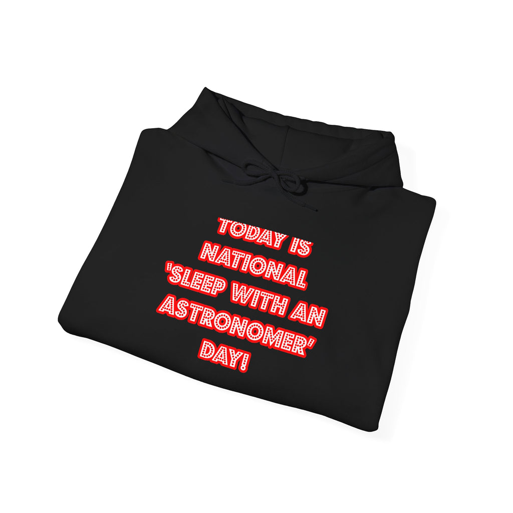 National 'Sleep With an Astronomer' Day - Unisex Heavy Blend™ Hooded Sweatshirt