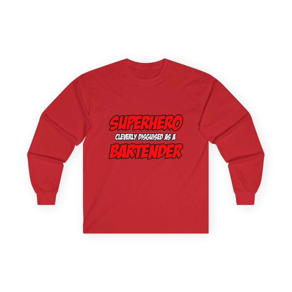 Superhero...Bartender - Unisex Ultra Cotton Long Sleeve Tee