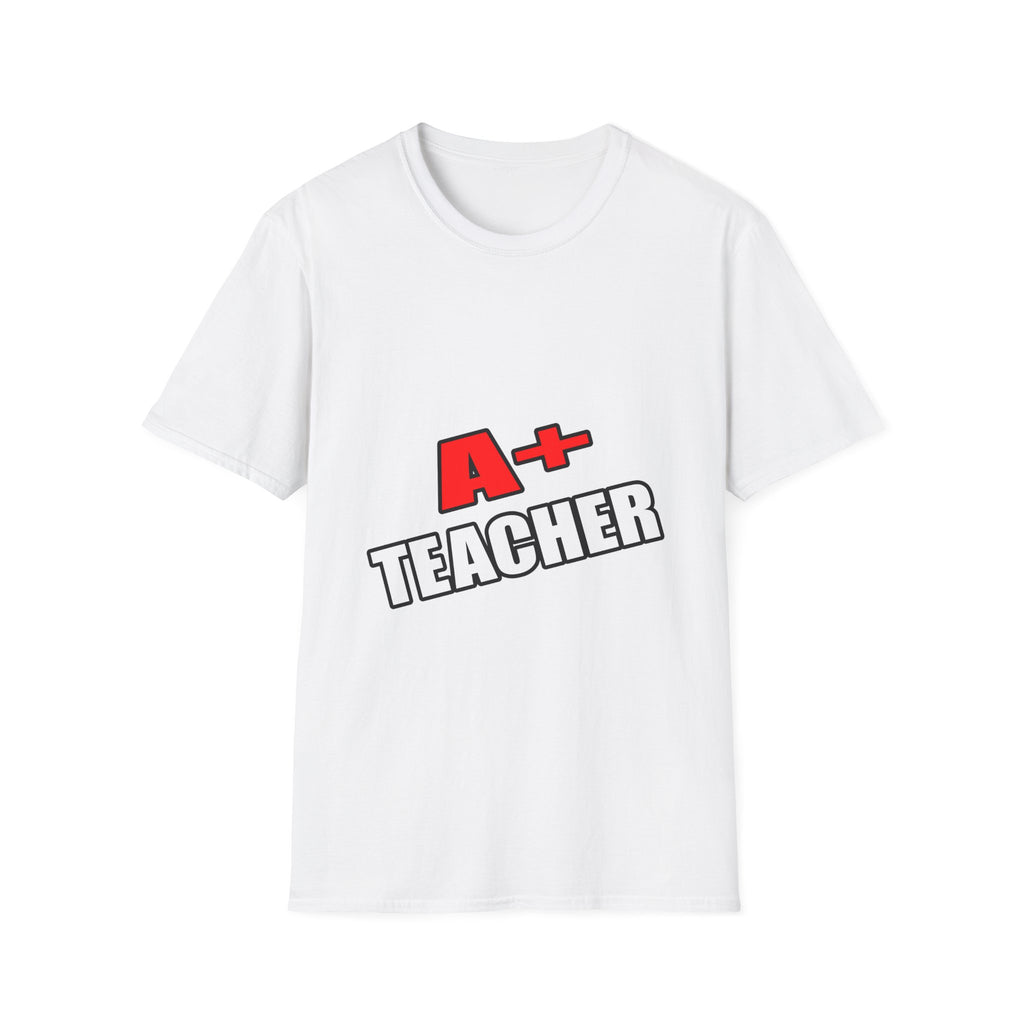 a plus teacher - Unisex Softstyle T-Shirt