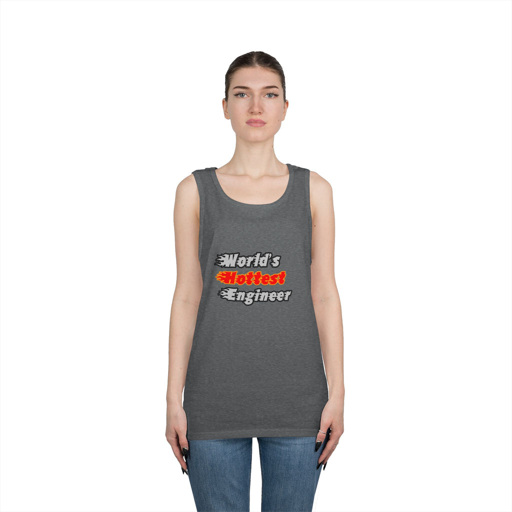 World's Hottest Engineer - Unisex Heavy Cotton Tank Top