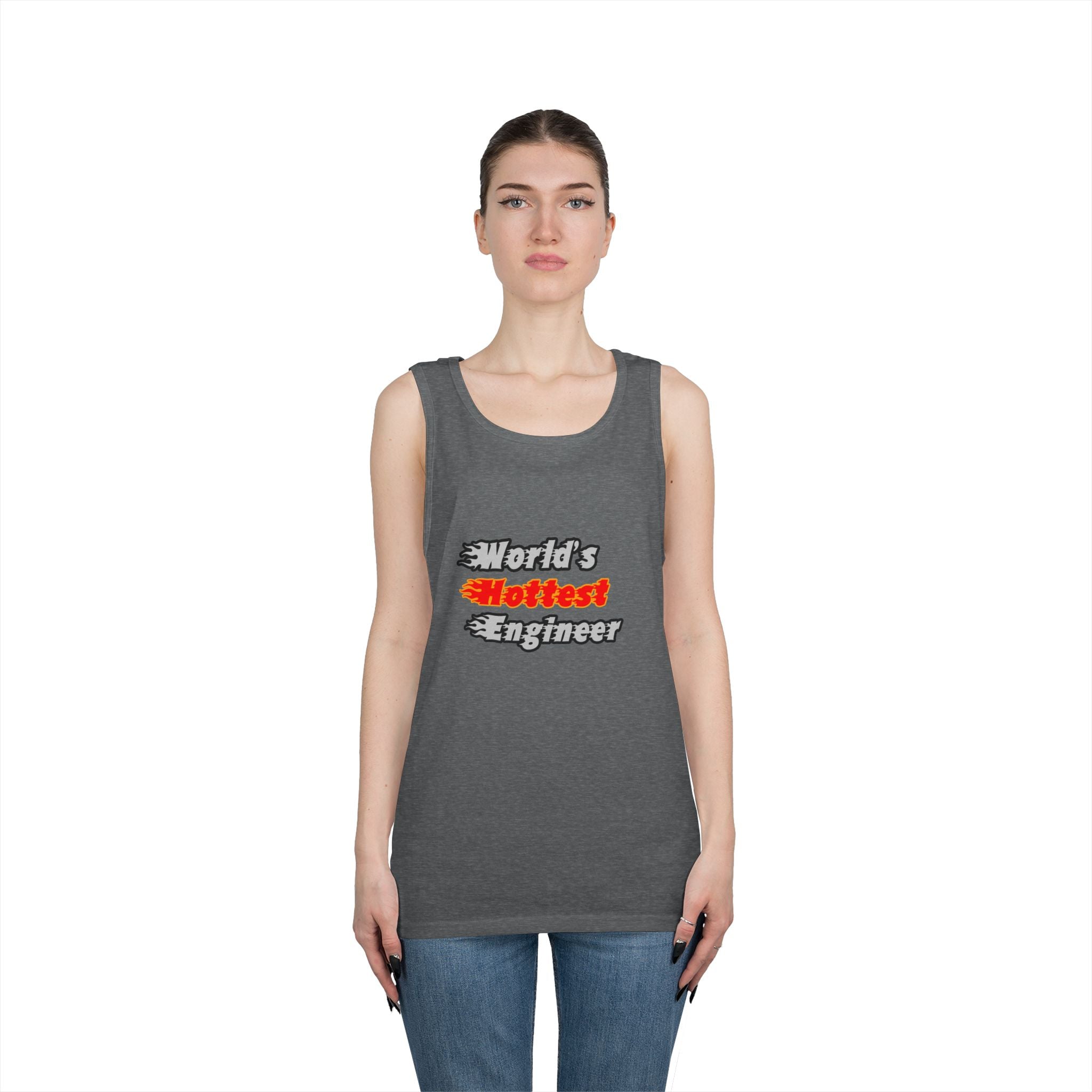 World's Hottest Engineer - Unisex Heavy Cotton Tank Top