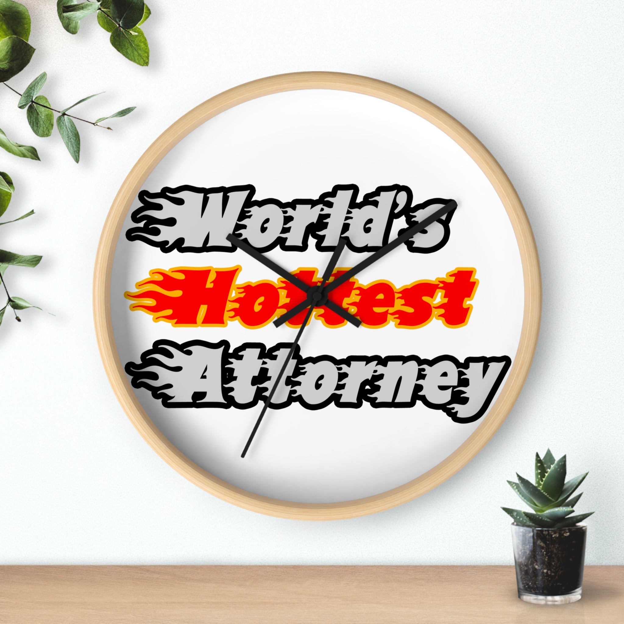 World's Hottest Attorney - Wall Clock