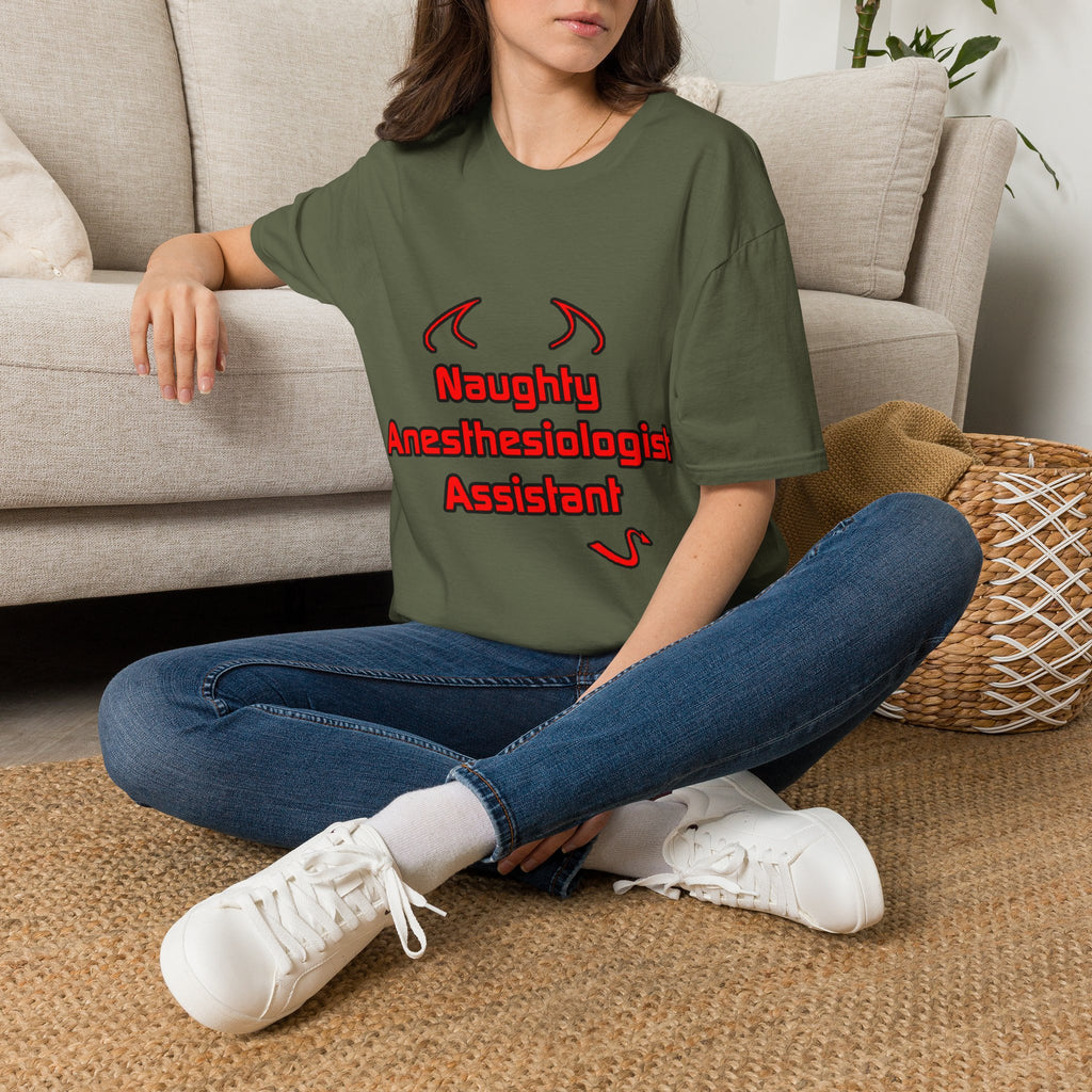 Naughty Anesthesiologist Assistant - Unisex Softstyle T-Shirt