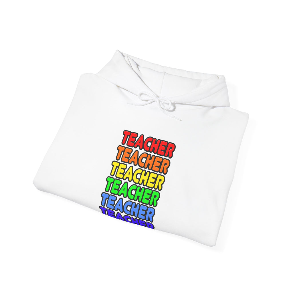 Rainbow Teacher - Unisex Heavy Blend™ Hooded Sweatshirt