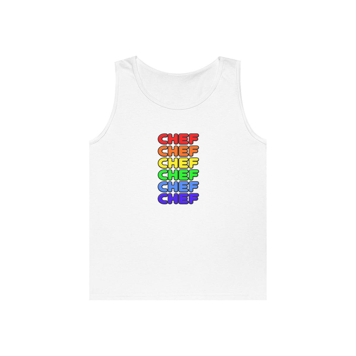 Rainbow Chef - Unisex Heavy Cotton Tank Top