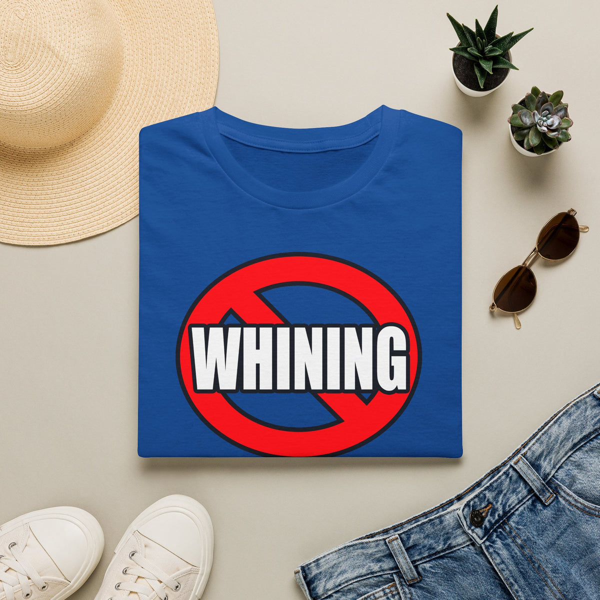 No Whining In Flight Nursing - Unisex Softstyle T-Shirt