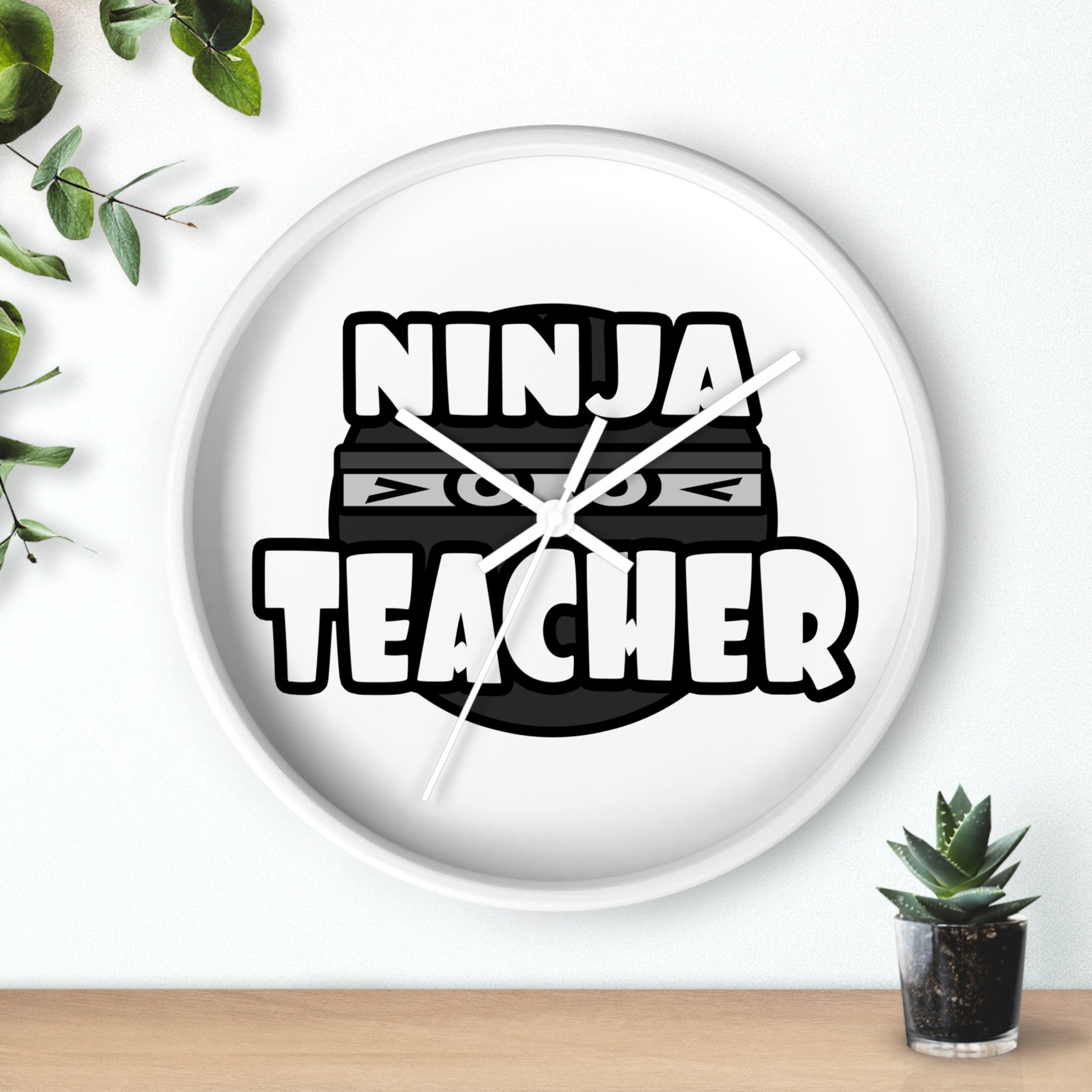 Ninja Teacher - Wall Clock