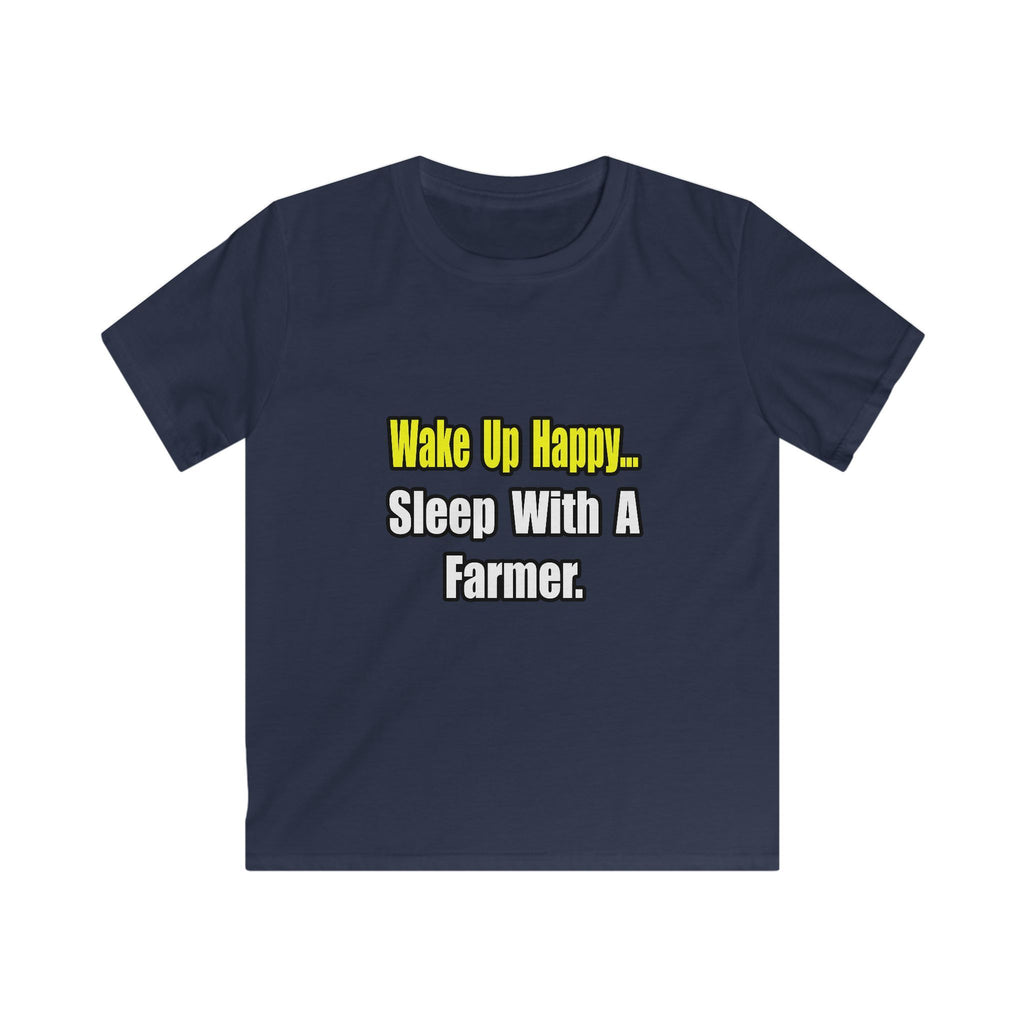 Sleep With a Farmer - Kids Softstyle Tee