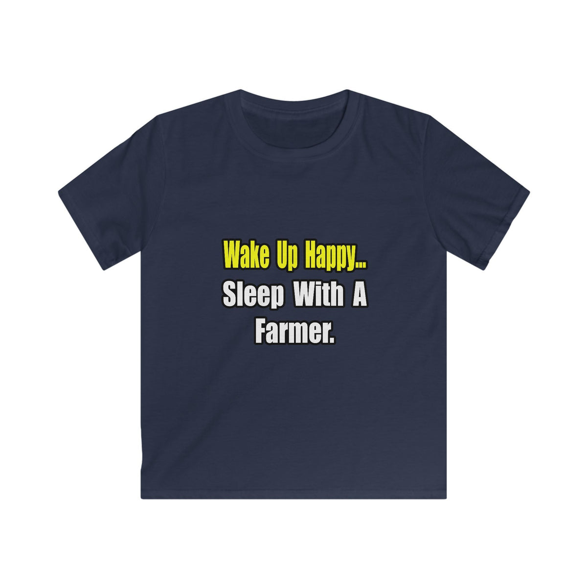 Sleep With a Farmer - Kids Softstyle Tee