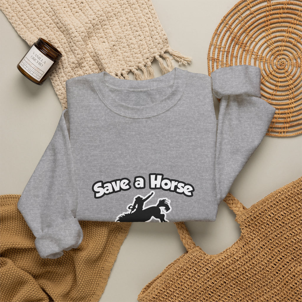 Save a Horse .. Ride an Engineer - Unisex Heavy Blend™ Crewneck Sweatshirt