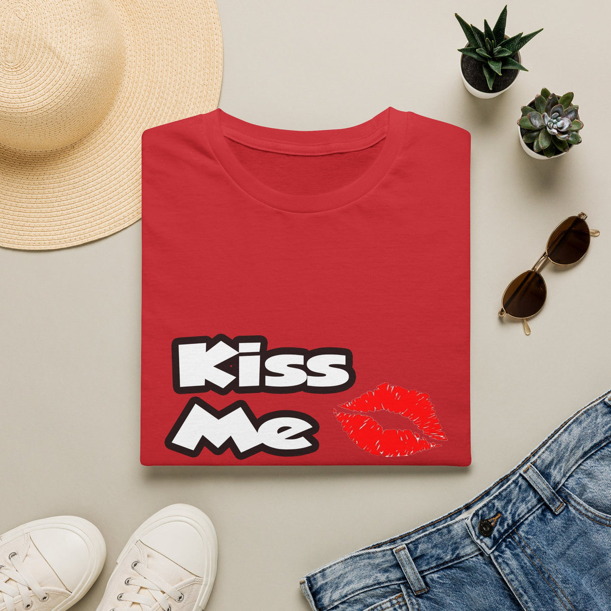 Kiss Me...I Am A Teacher - Unisex Softstyle T-Shirt