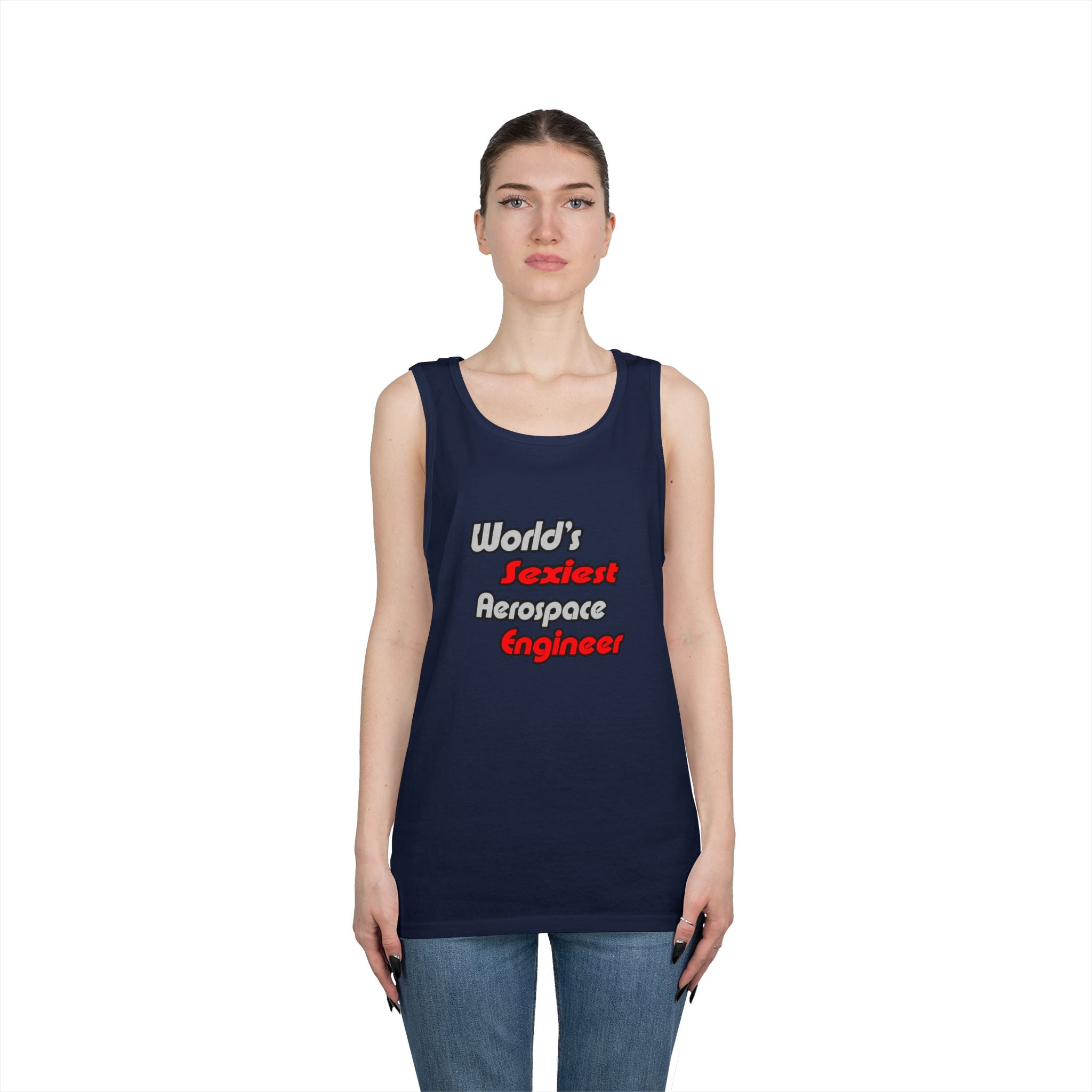 World's Sexiest Aerospace Engineer - Unisex Heavy Cotton Tank Top