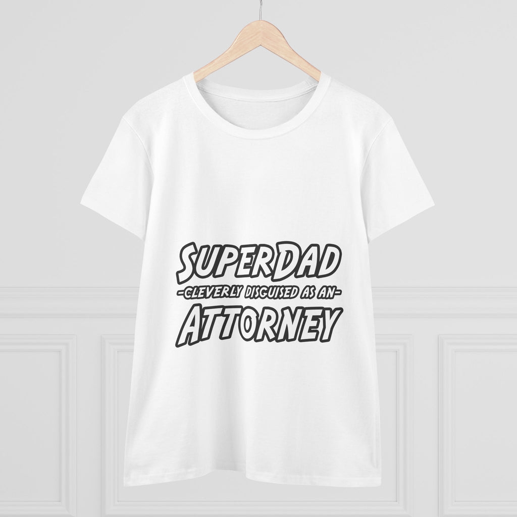 SuperDad Attorney - Women's Midweight Cotton Tee