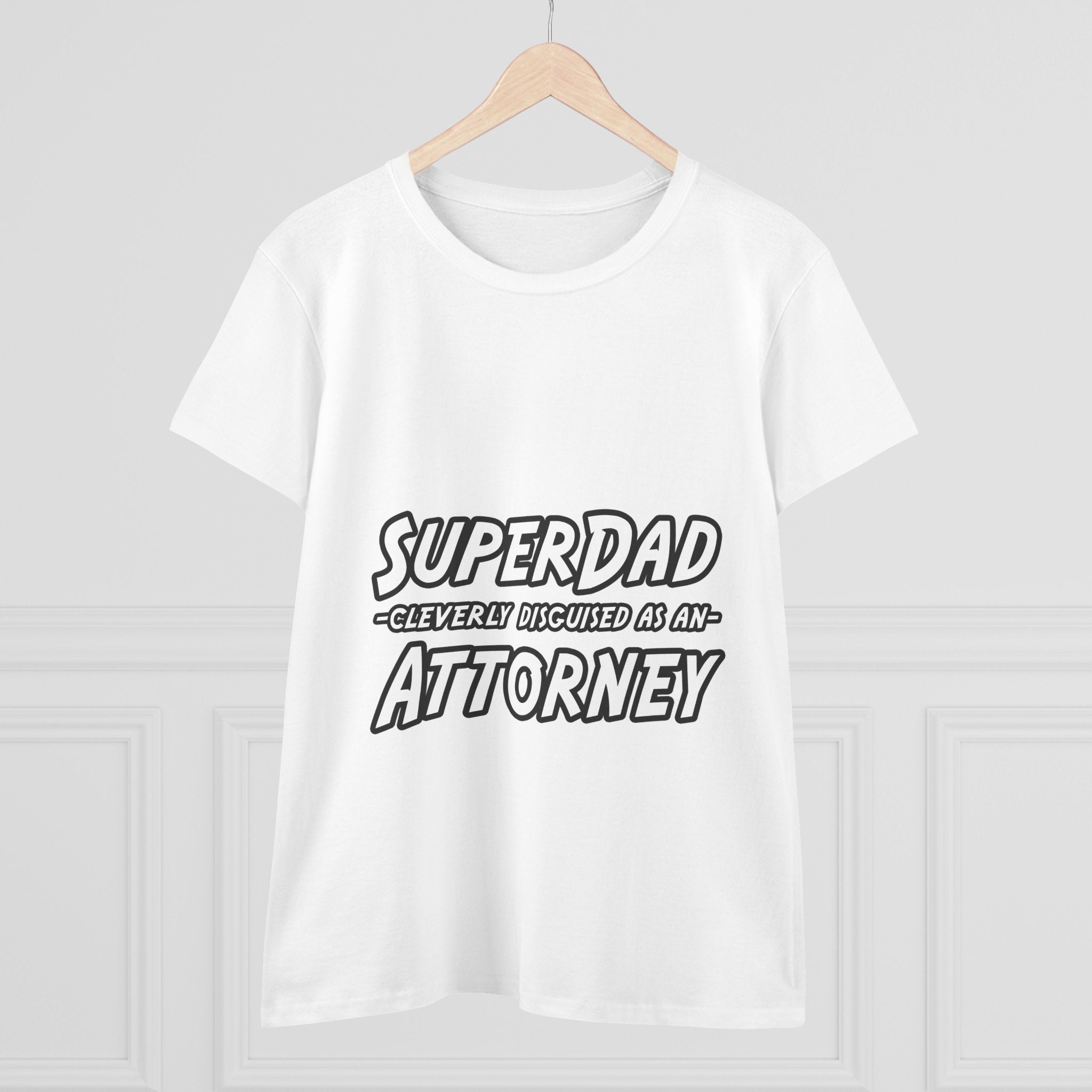 SuperDad Attorney - Women's Midweight Cotton Tee