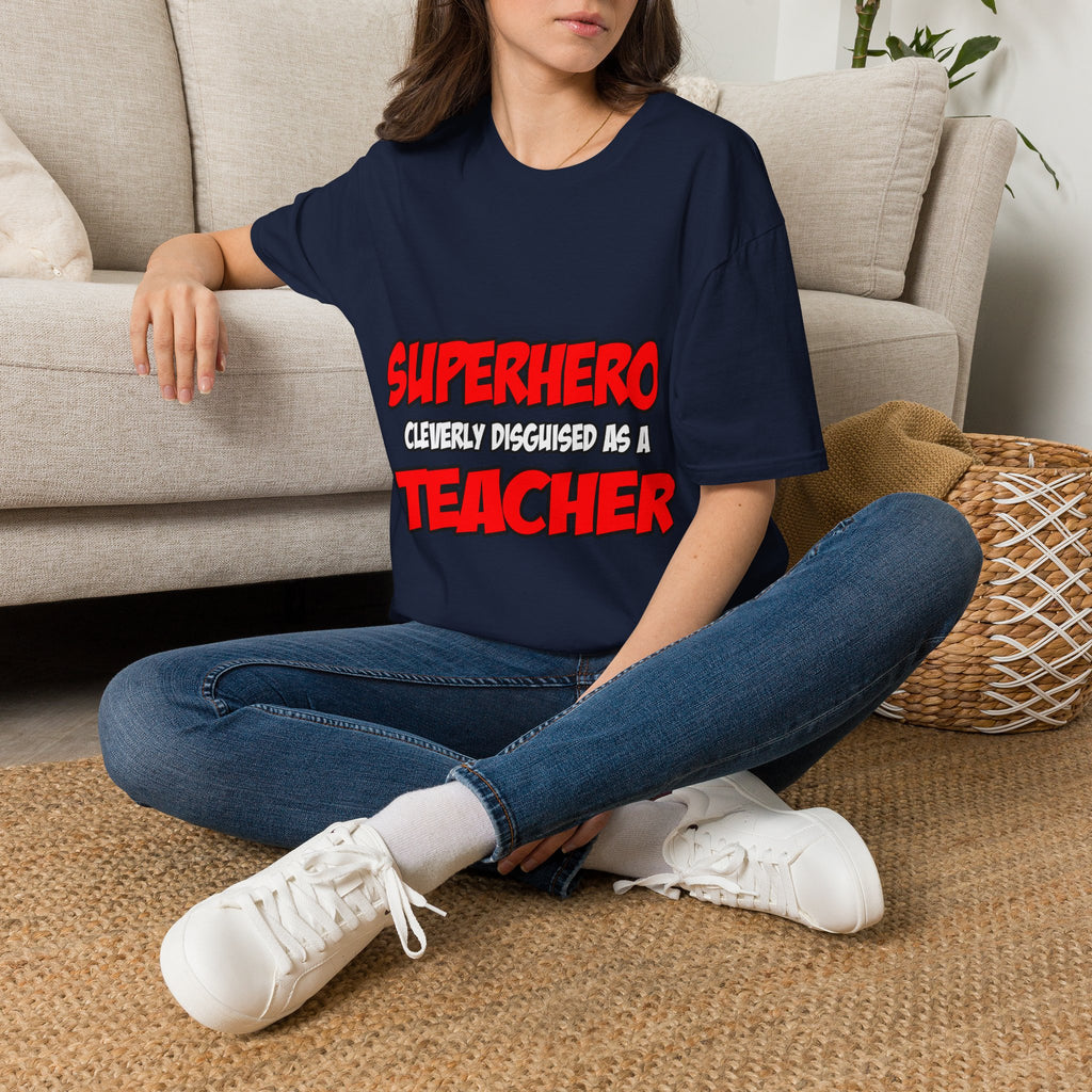 Superhero...Teacher - Unisex Softstyle T-Shirt